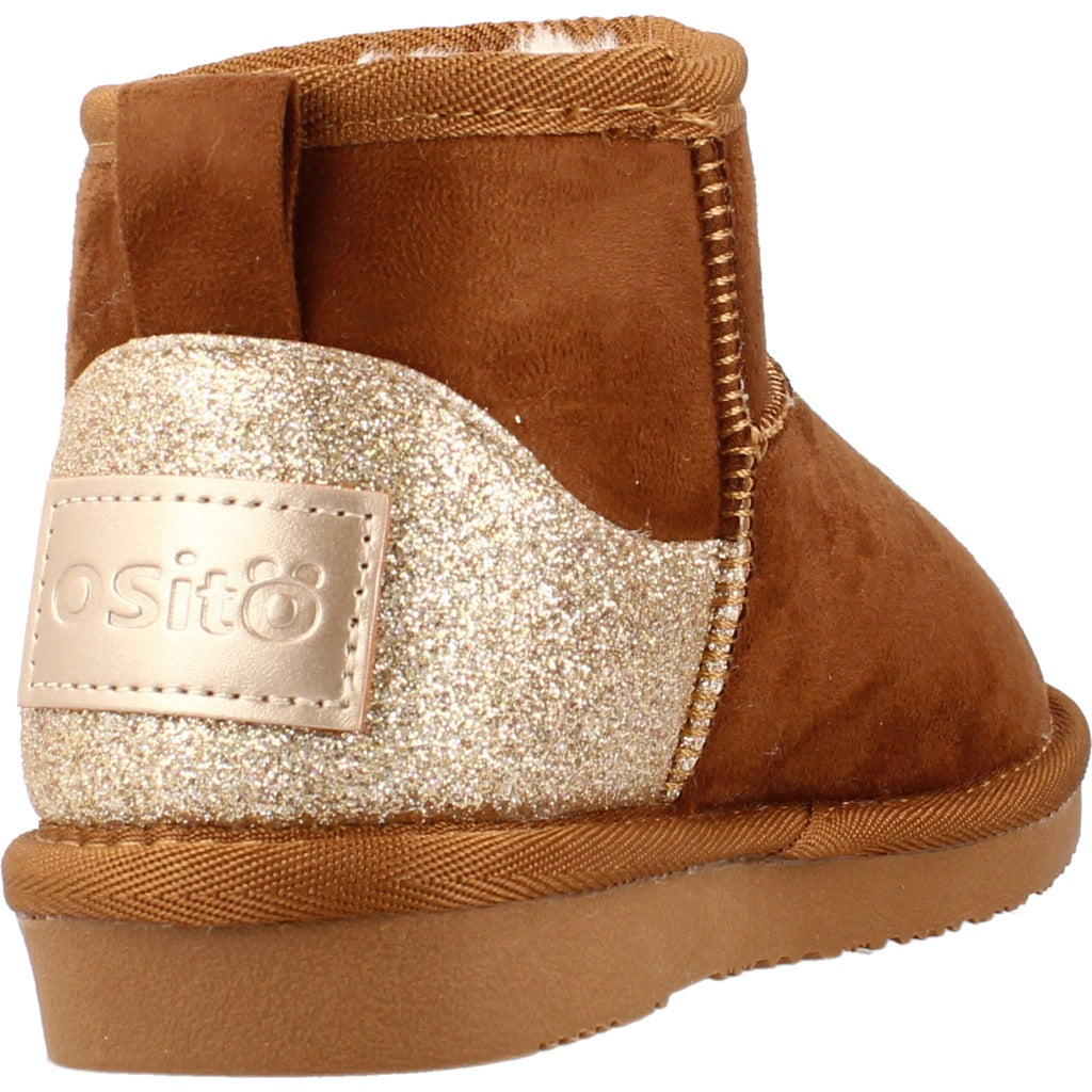 OSITO AUSTRALIAN ANKLE BOOTS en color MARRON CLARO  (3)
