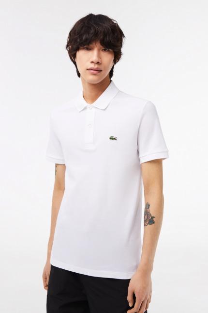 LACOSTE CHEMISE SPORTSWEAR SLIM FIT en color BLANCO  (1)