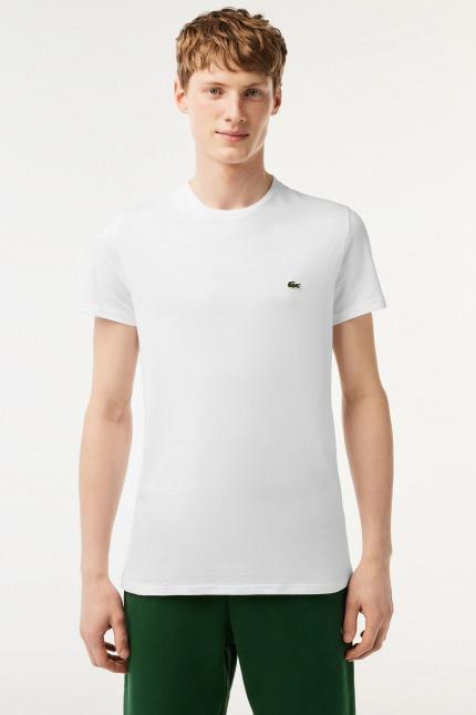 LACOSTE SPORTSWEAR TEE-SHIRT REGULAR FIT en color BLANCO  (1)
