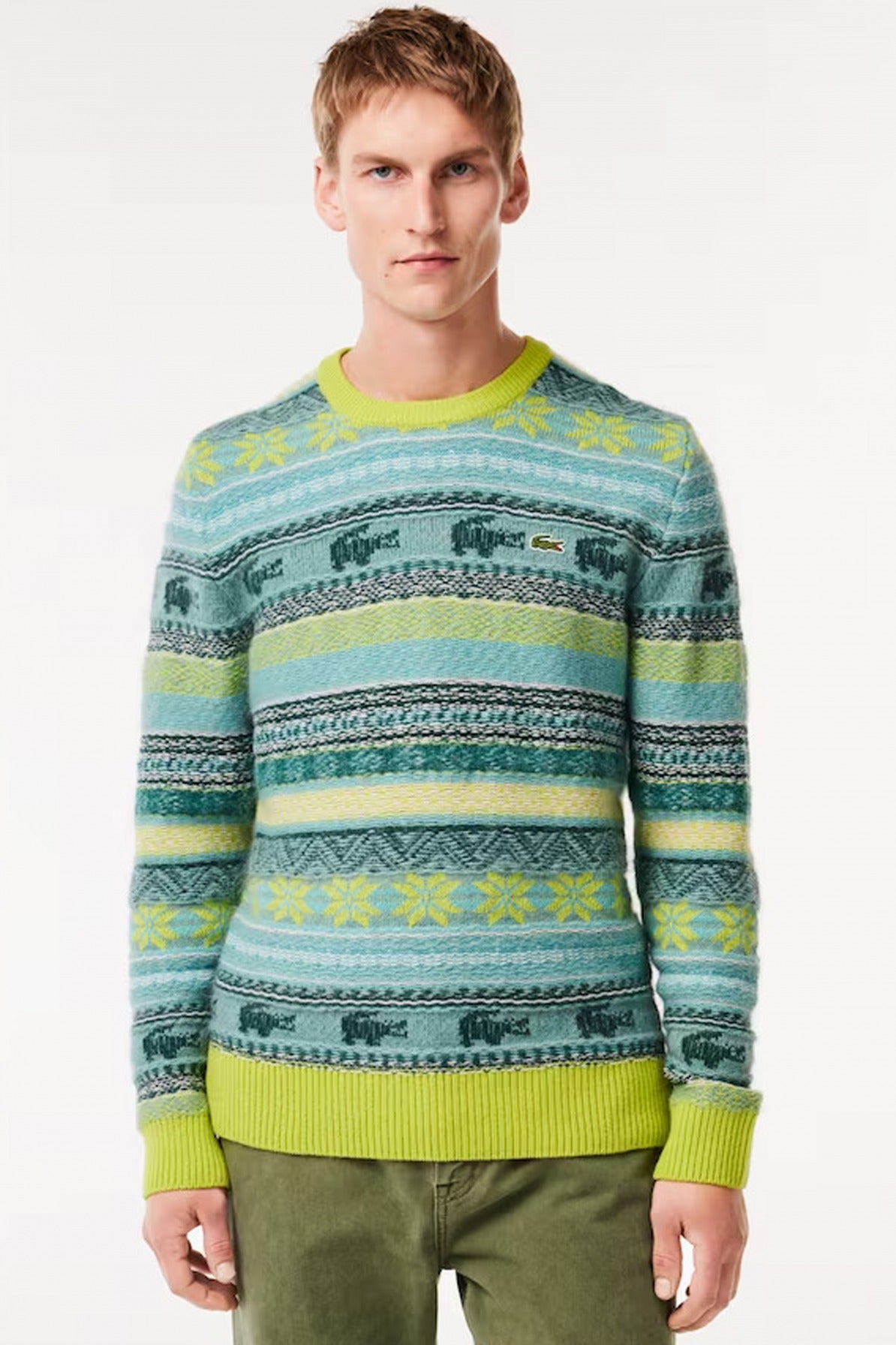LACOSTE SPORTSWEAR TRICOT en color VERDE  (1)