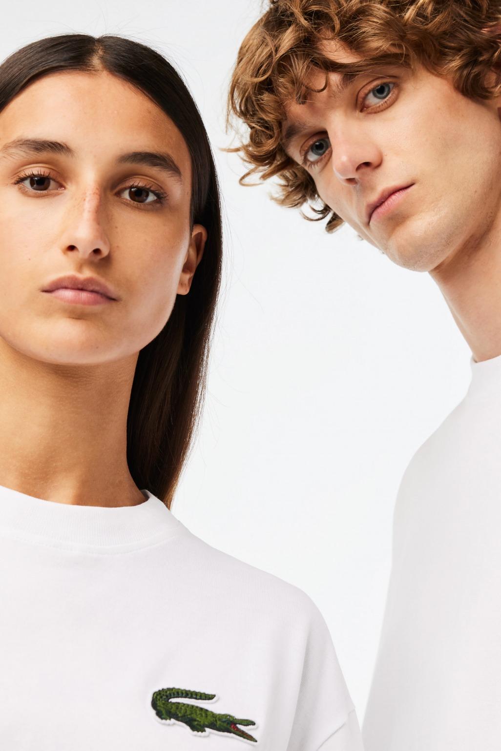 LACOSTE LOOSE FIT en color BLANCO  (4)