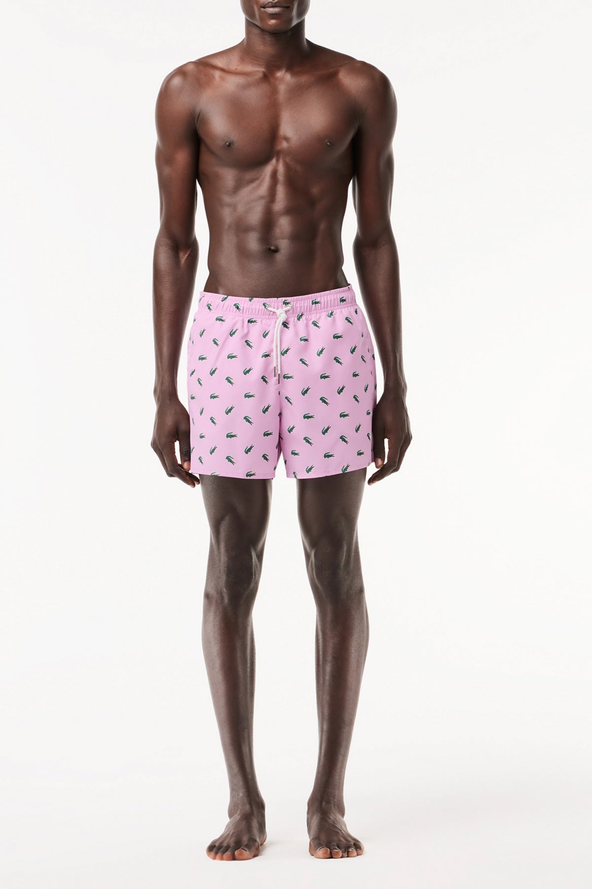 LACOSTE BAÑADOR SWIMSUIT en color ROSA  (1)