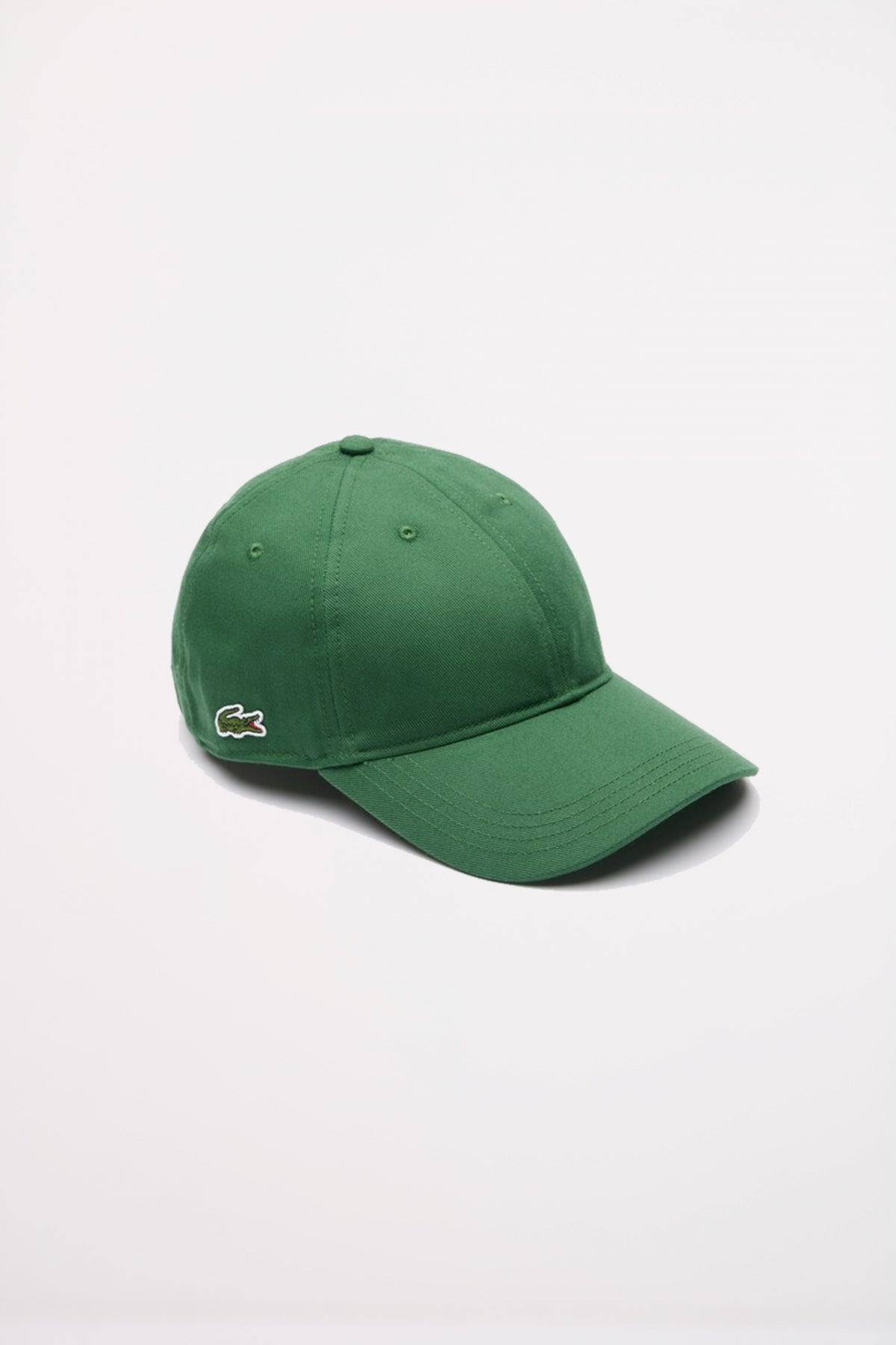 LACOSTE ORGANIC COTTON TWILL CAP en color VERDE  (1)