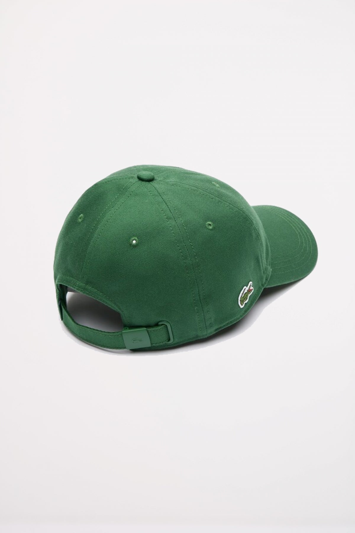 LACOSTE ORGANIC COTTON TWILL CAP en color VERDE  (2)