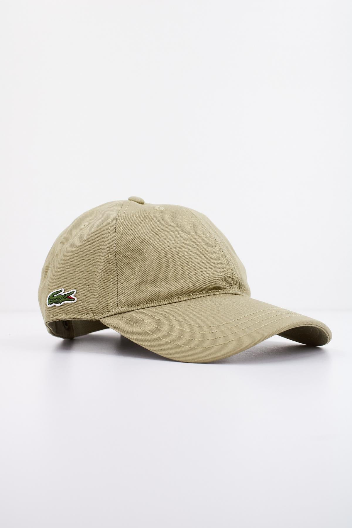 LACOSTE ORGANIC COTTON TWILL CAP en color VERDE  (2)