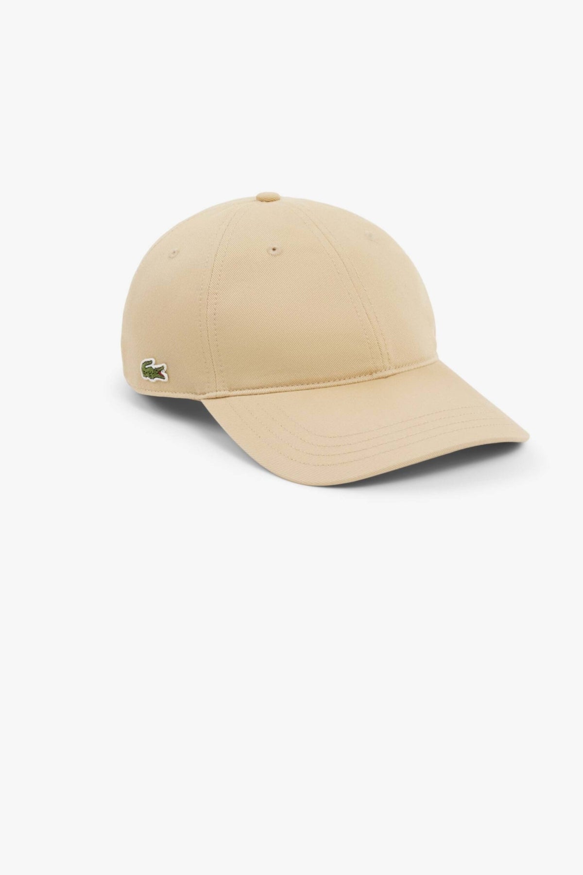 LACOSTE ORGANIC COTTON TWILL CAP en color BEIS  (1)