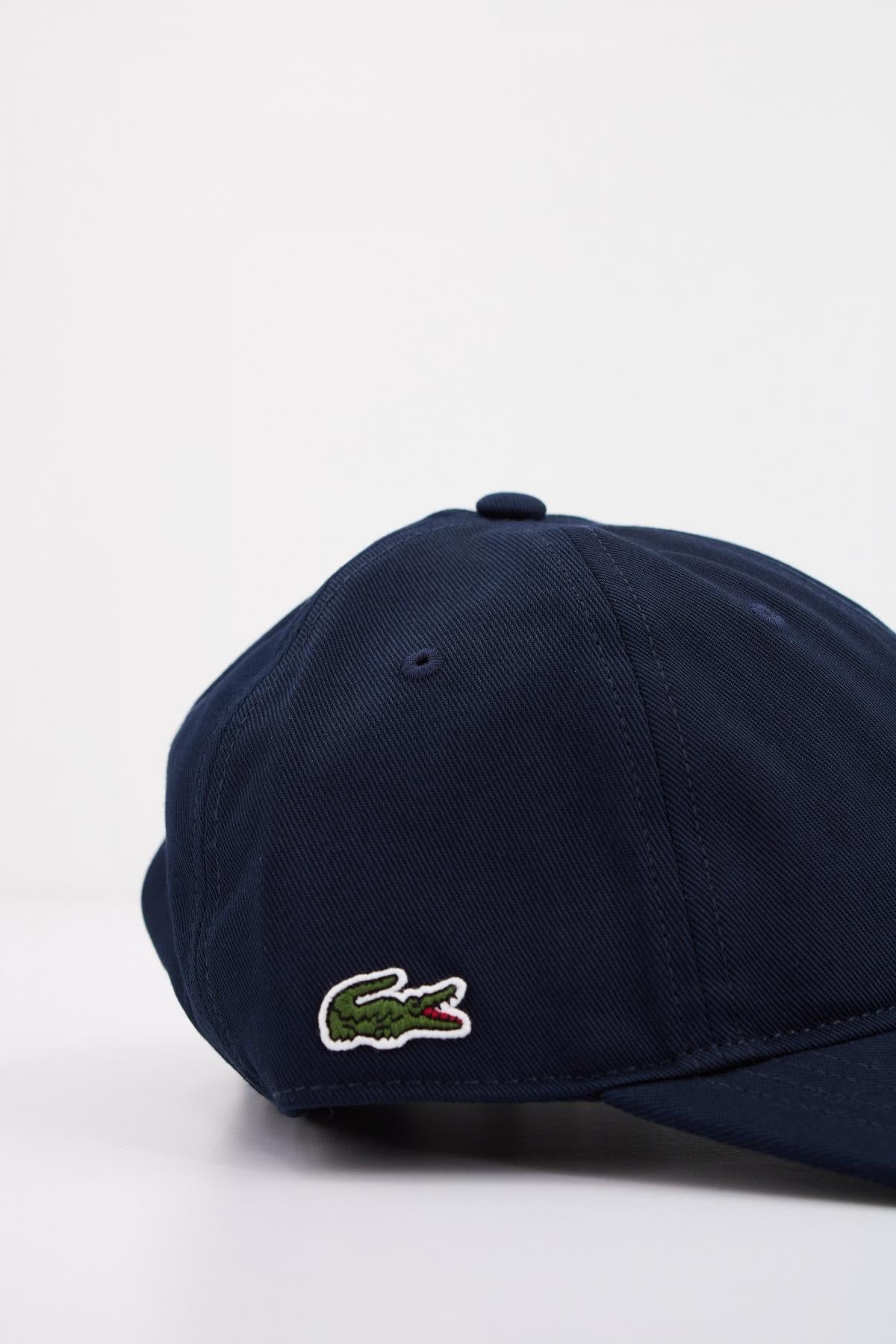 LACOSTE ORGANIC COTTON TWILL CAP en color AZUL  (4)