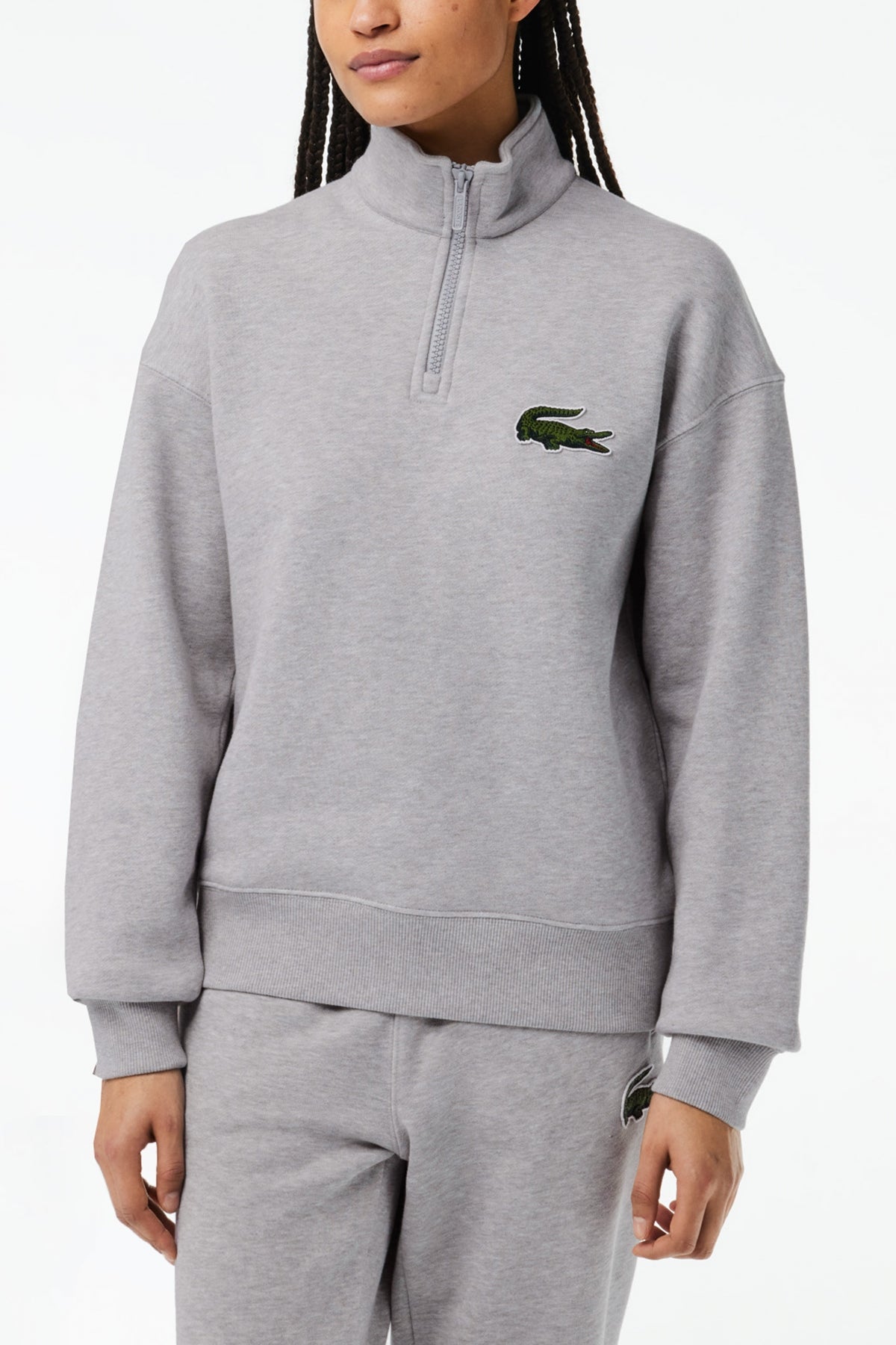 LACOSTE SWEATSHIRT LOOSE FIT en color GRIS  (1)