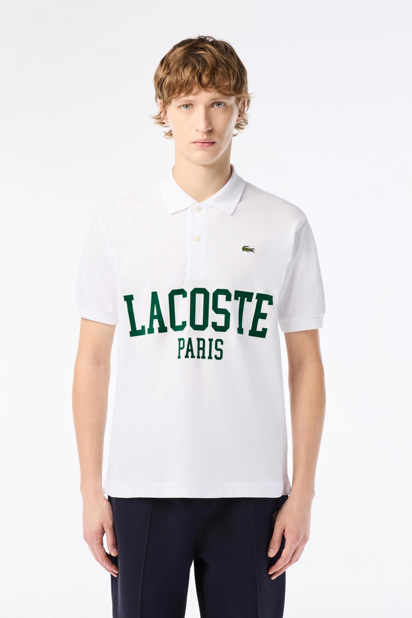 LACOSTE PH SHORT SLEEVED RIBBED COLLAR en color BLANCO  (1)