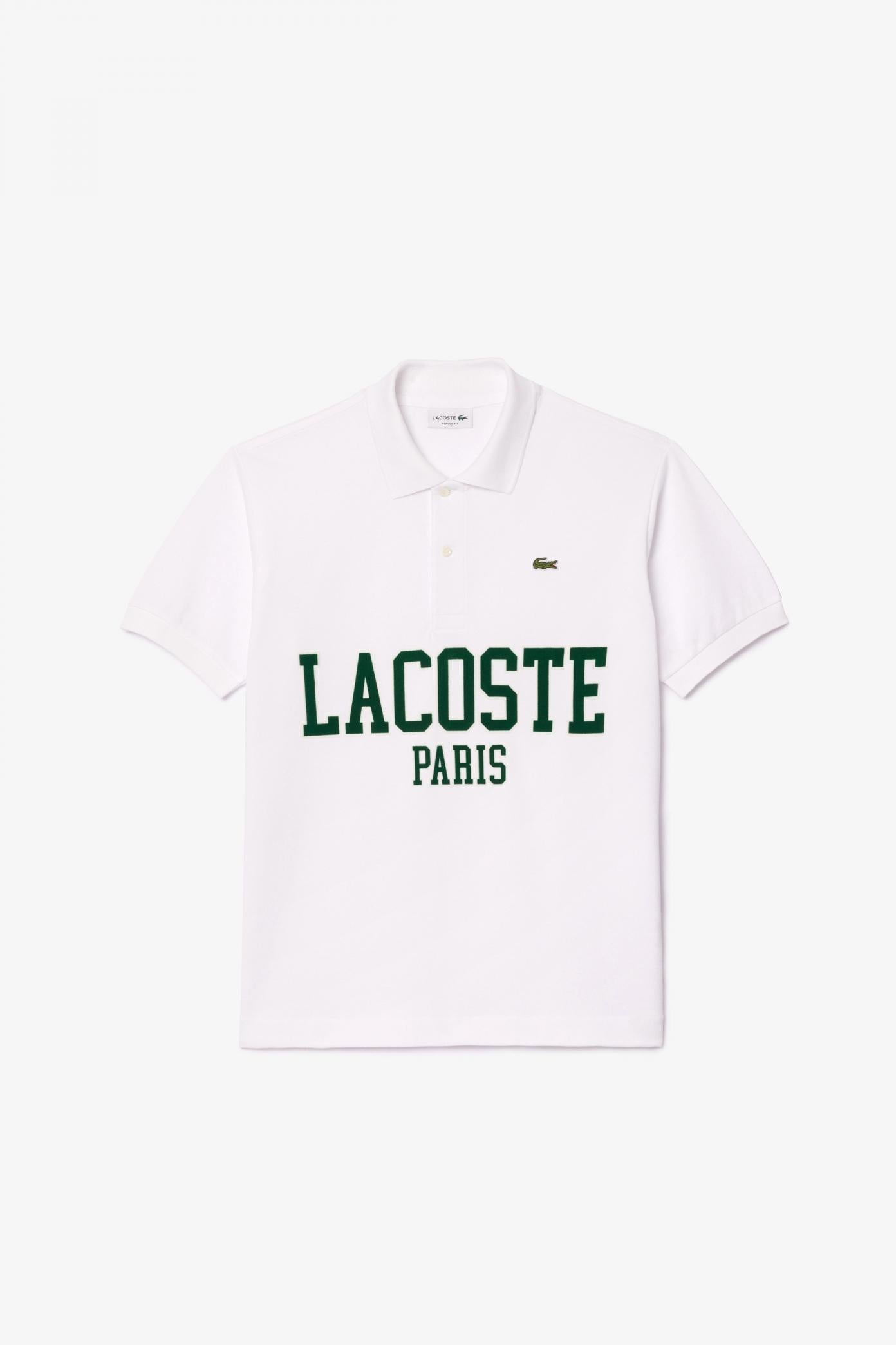 LACOSTE PH SHORT SLEEVED RIBBED COLLAR en color BLANCO  (2)