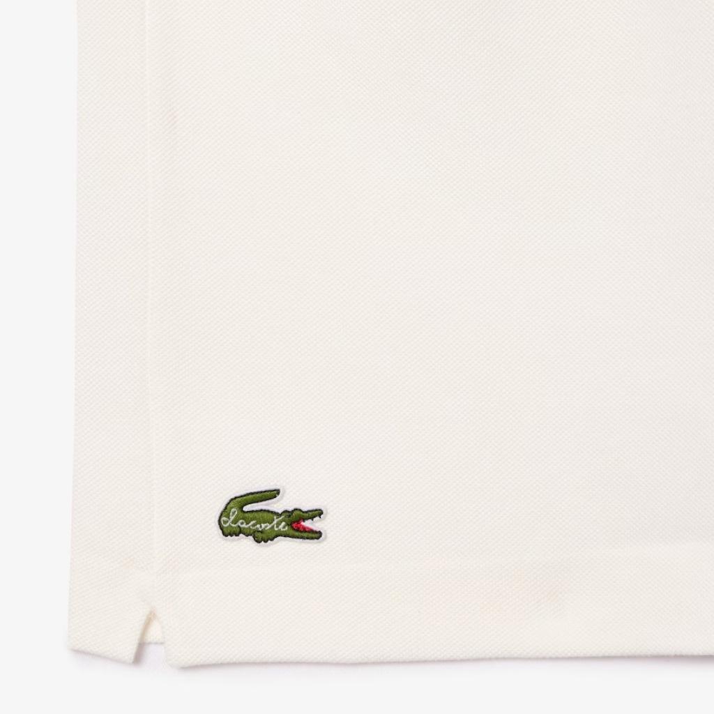 LACOSTE SHORT SLEEVED RIBBED COLLAR en color BLANCO  (6)