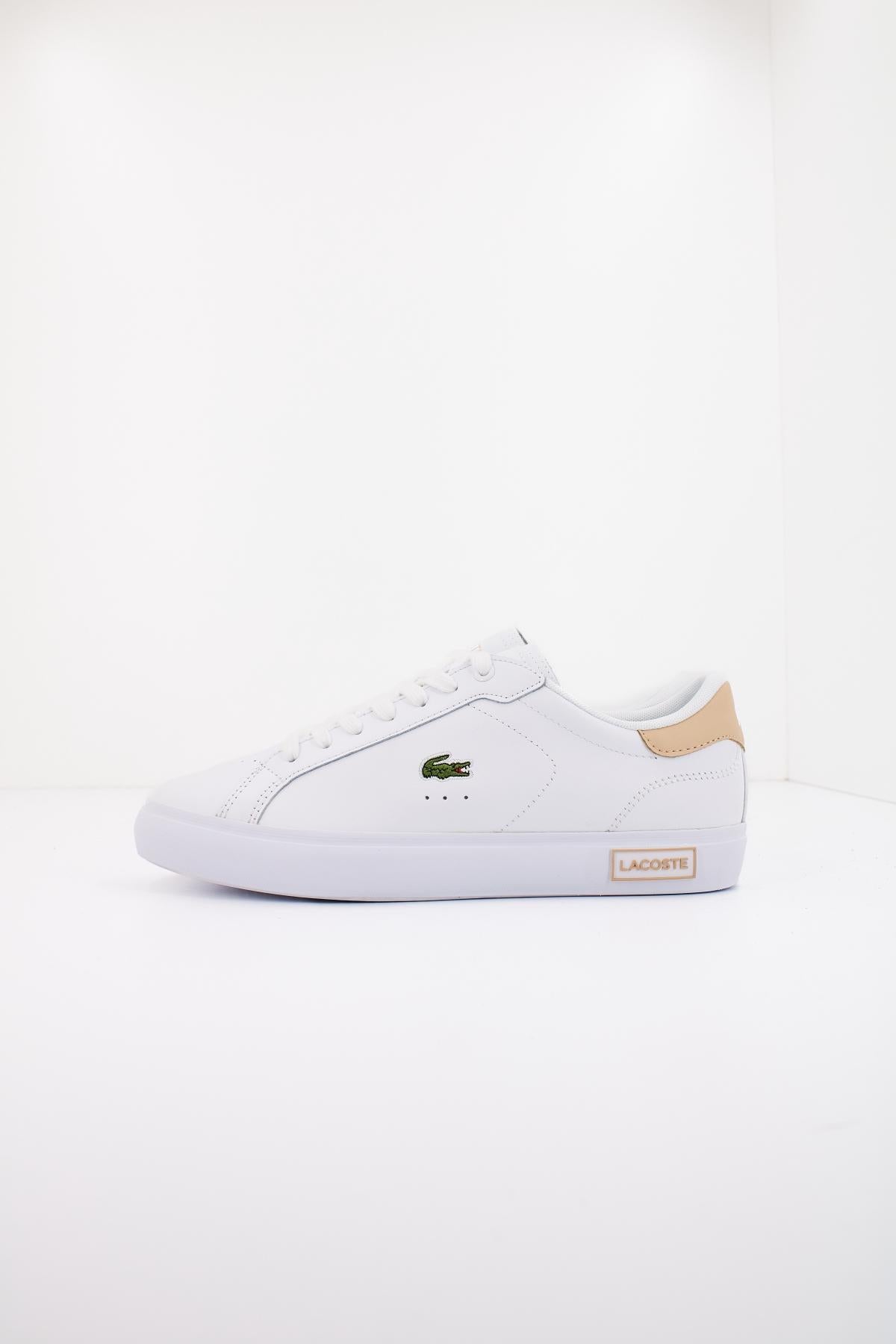 LACOSTE POWERCOURT LOGO TONGUE LE en color BLANCO  (1)