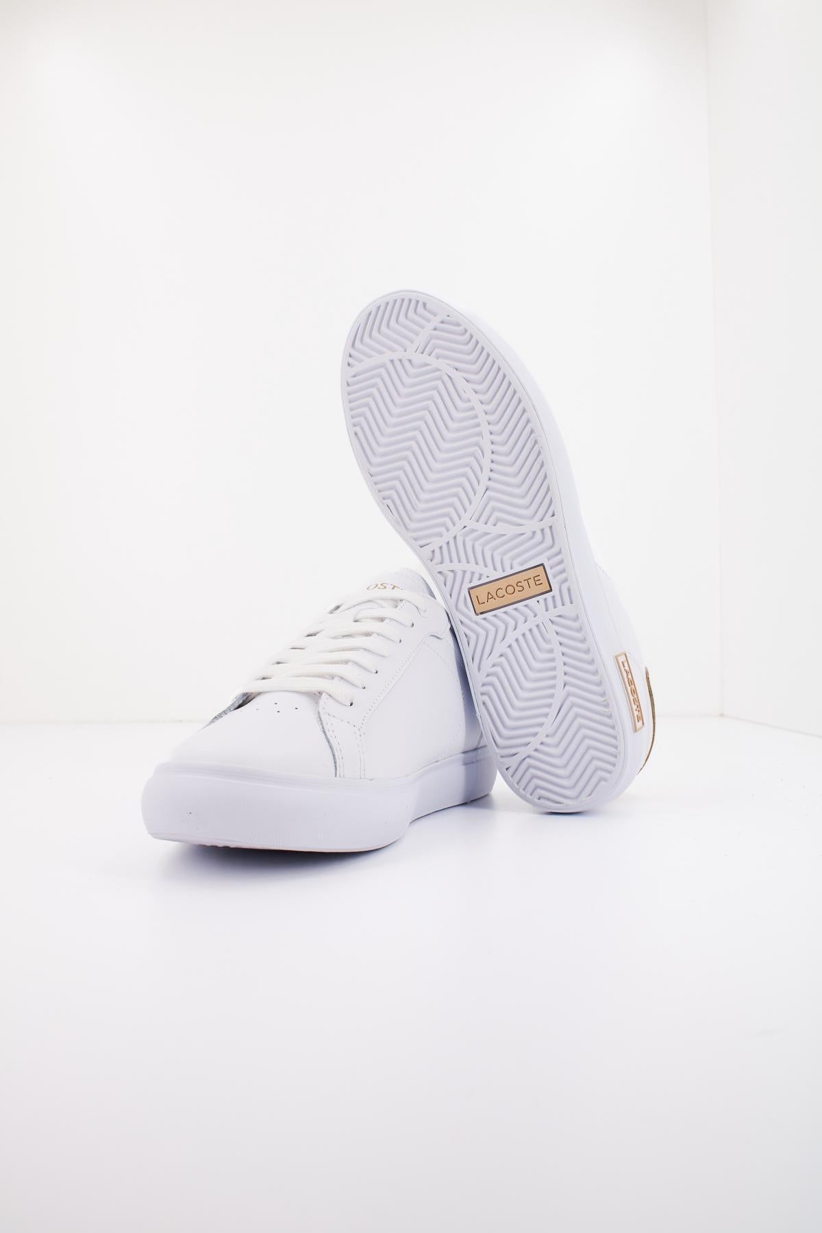 LACOSTE POWERCOURT LOGO TONGUE LE en color BLANCO  (4)