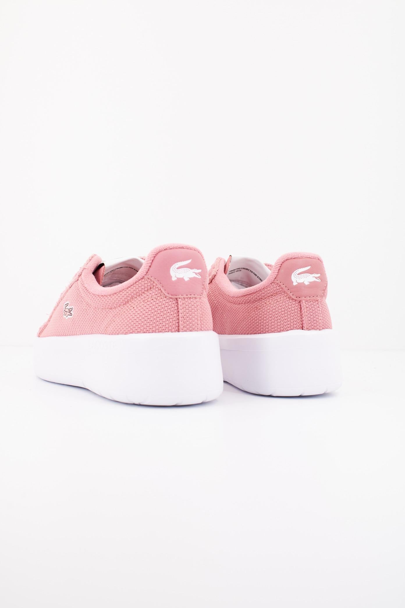 LACOSTE CARNABY PLATFORM LITE TEX en color ROSA  (3)