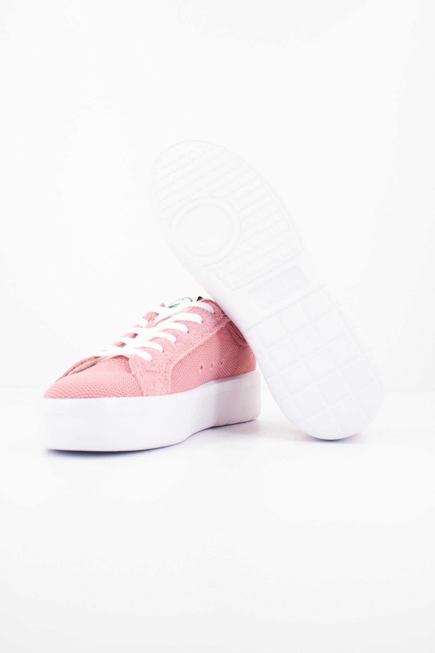 LACOSTE CARNABY PLATFORM LITE TEX en color ROSA  (4)