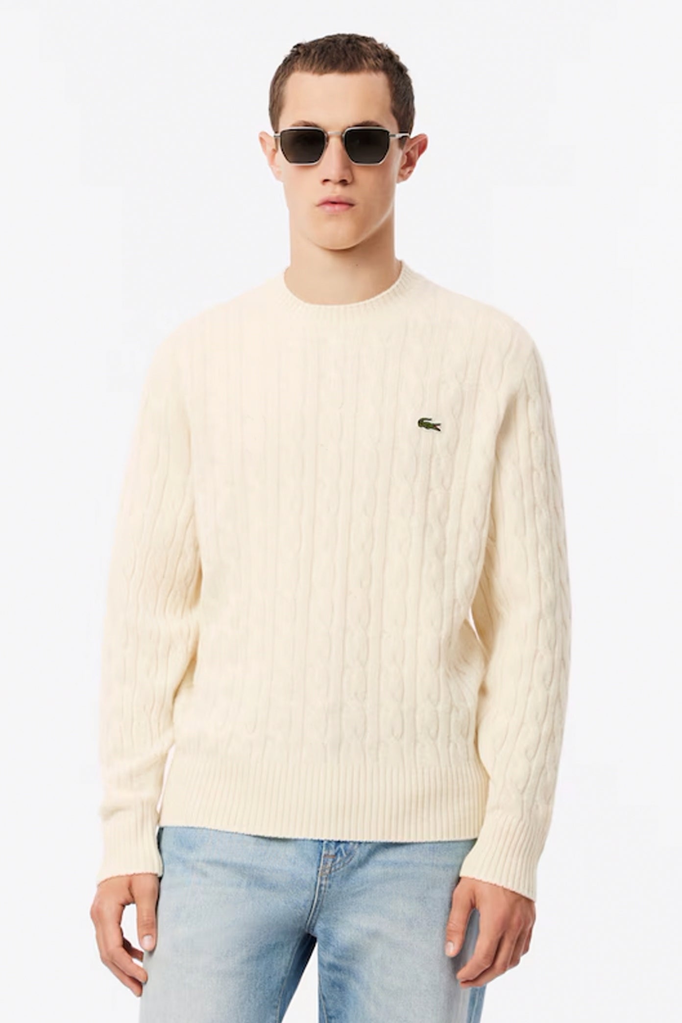 LACOSTE AH SWEATER en color BLANCO  (1)