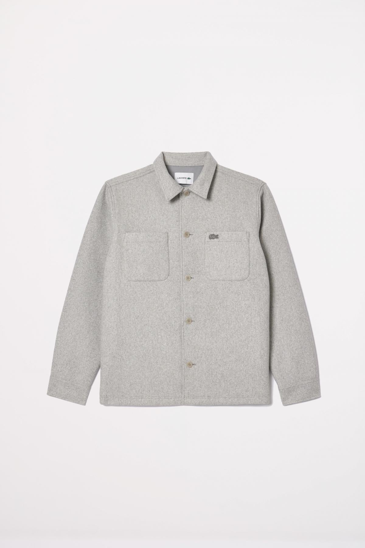 LACOSTE LONG SLEEVED CASUAL en color GRIS  (2)