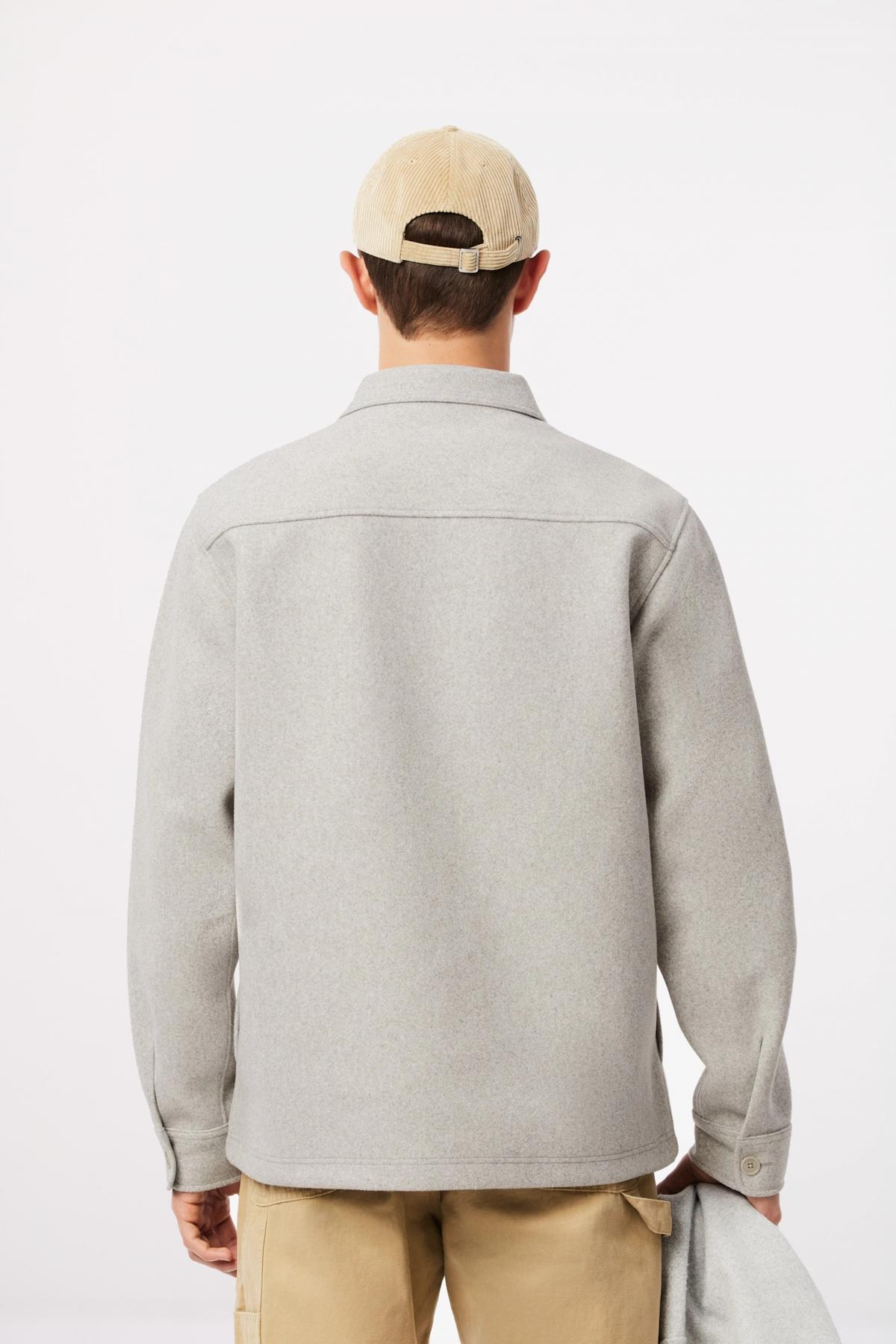 LACOSTE LONG SLEEVED CASUAL en color GRIS  (3)