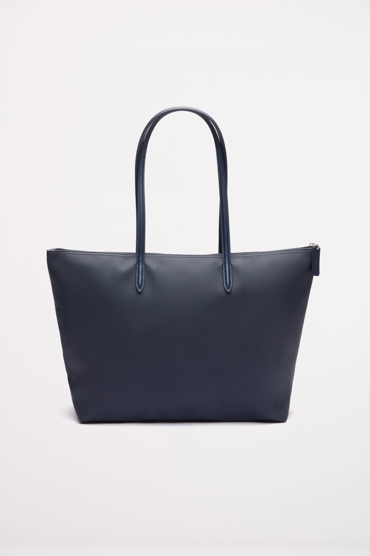LACOSTE  LARGE COATED CANVAS TOTE en color AZUL  (2)