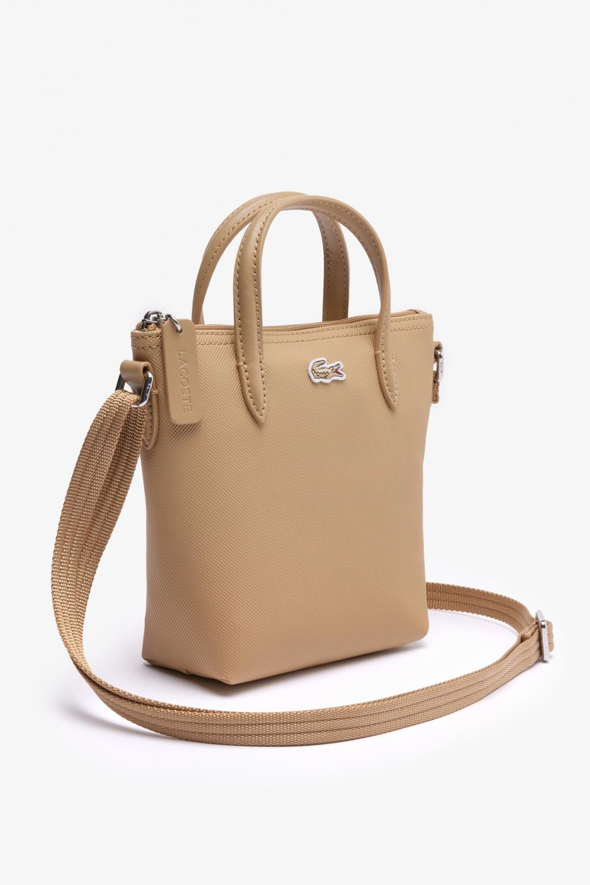 LACOSTE CONCEPT TOTE MIN en color MARRON CLARO  (2)