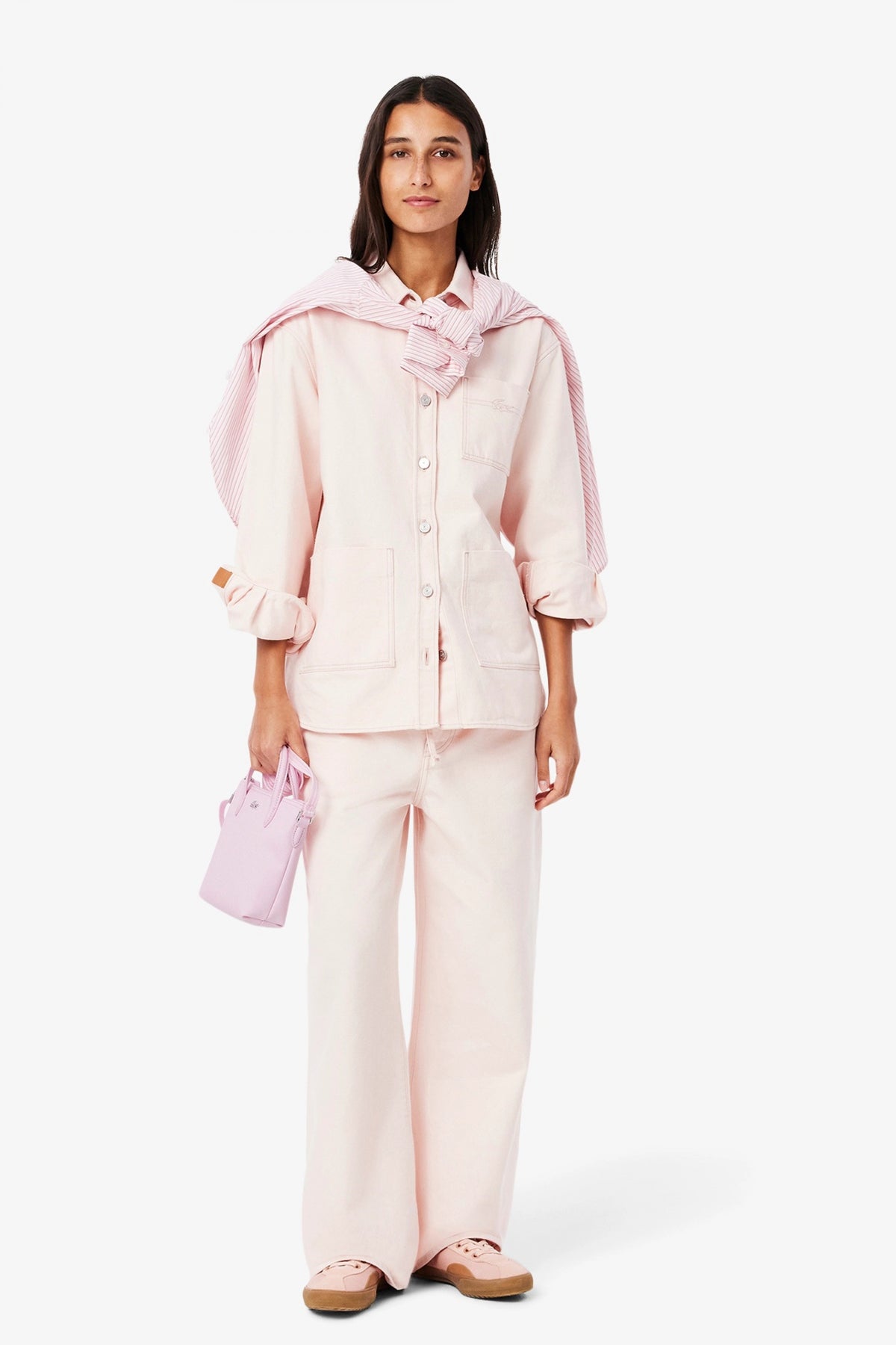 LACOSTE CONCEPT TOTE MIN en color ROSA  (4)