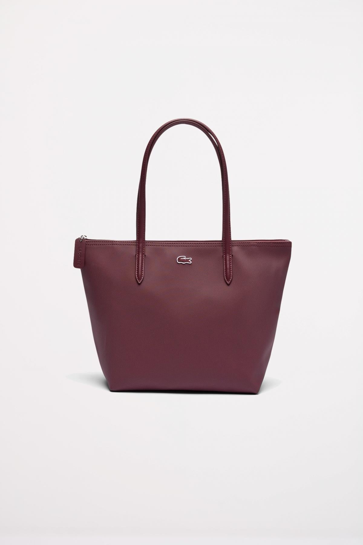 LACOSTE TOTE SMALL en color BURDEOS  (1)