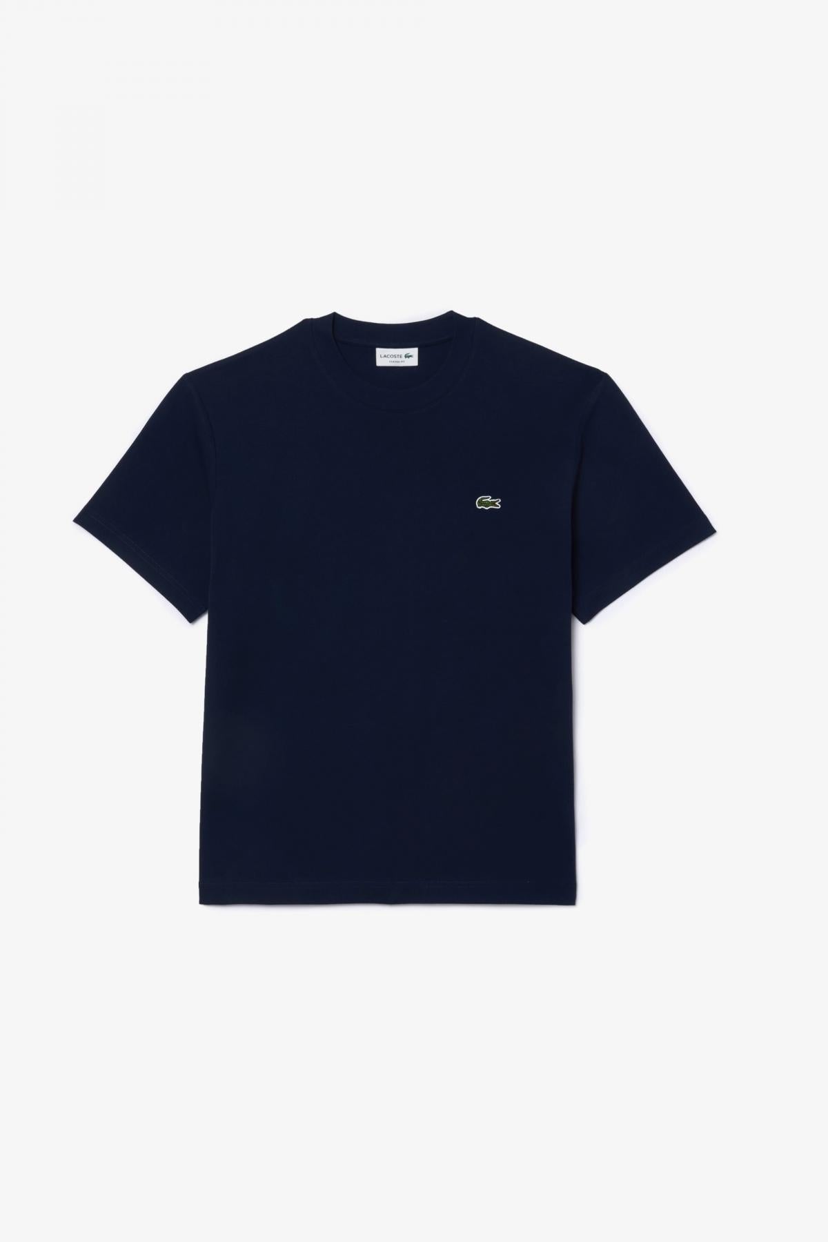 LACOSTE RELAXED FIT SOFT COTTON T-SHIRT en color AZUL  (2)