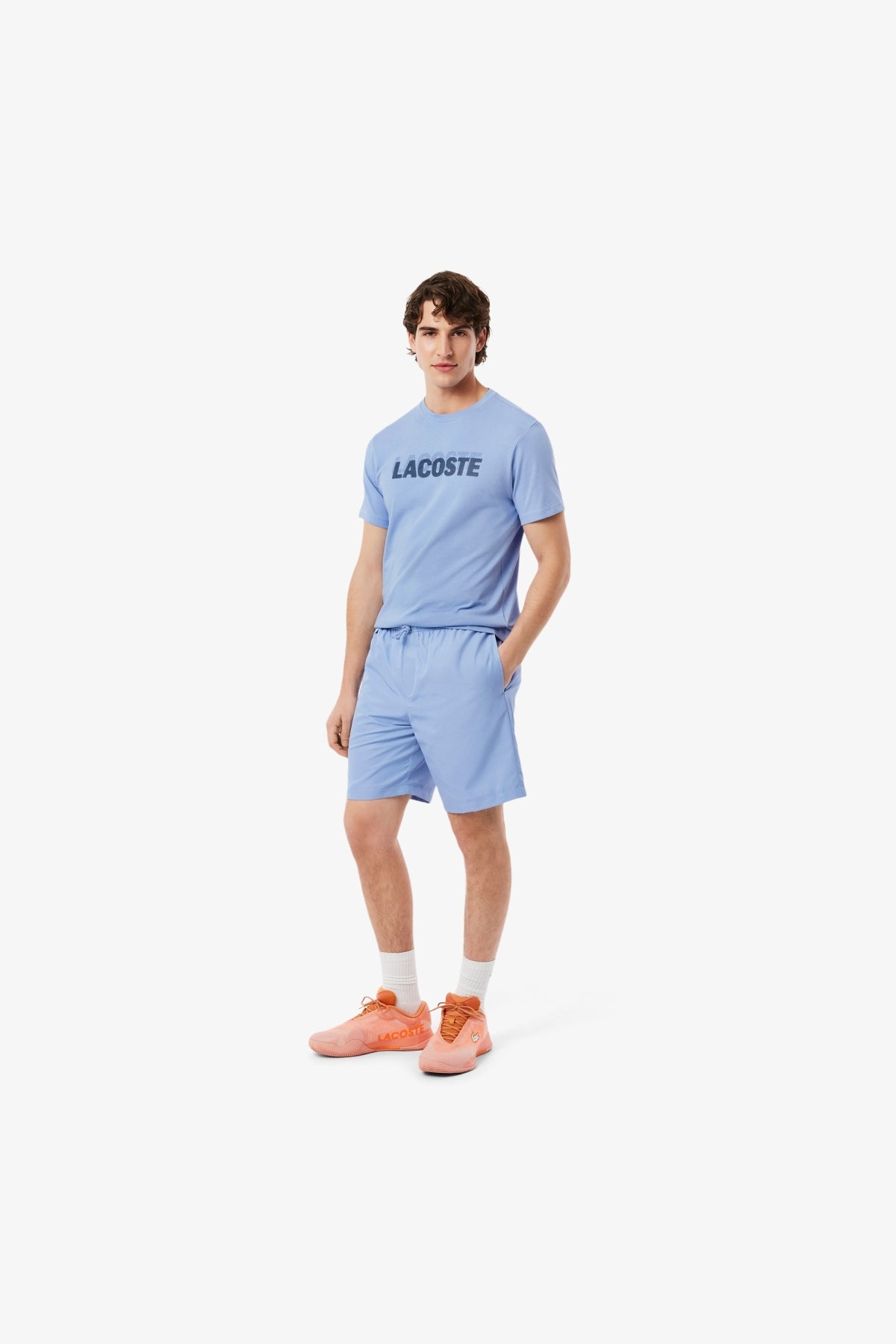 LACOSTE GHT SHORTS en color AZUL  (2)