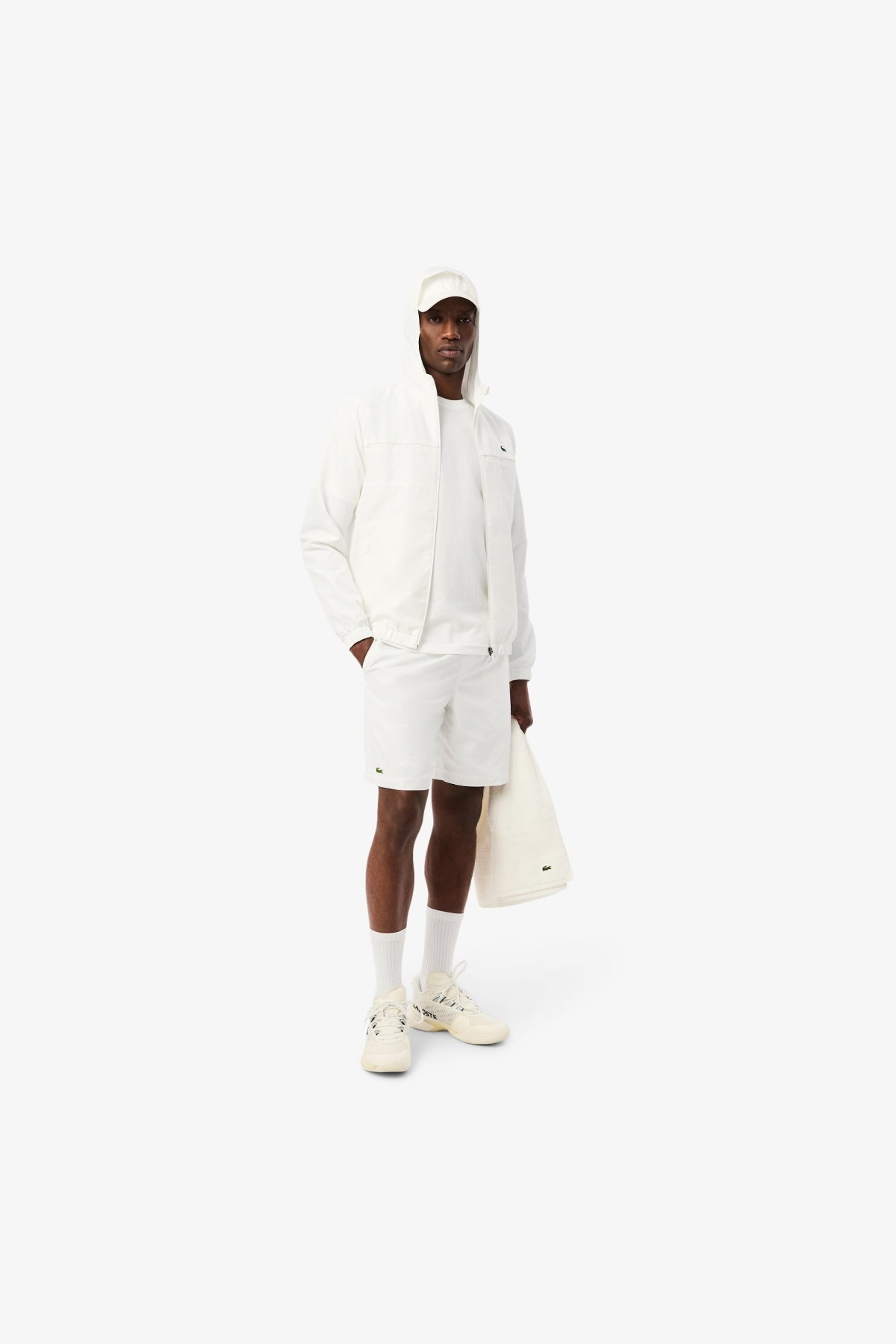 LACOSTE GHT SHORTS en color BLANCO  (3)