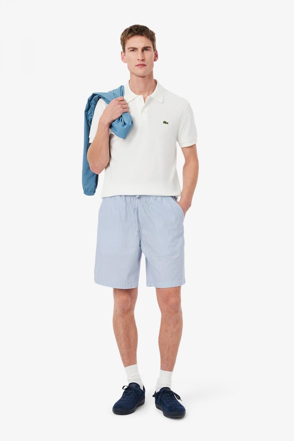 LACOSTE SHORTS en color AZUL  (4)