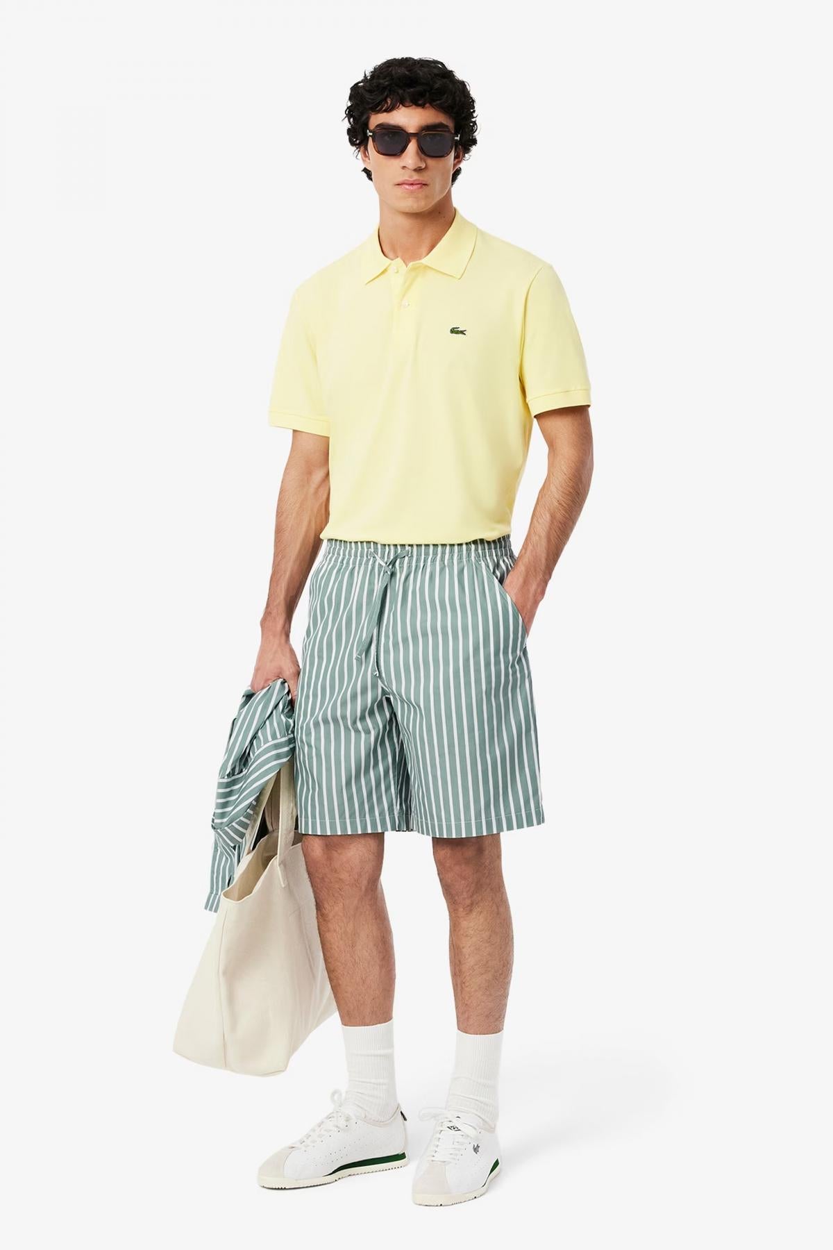 LACOSTE SHORTS en color VERDE  (4)