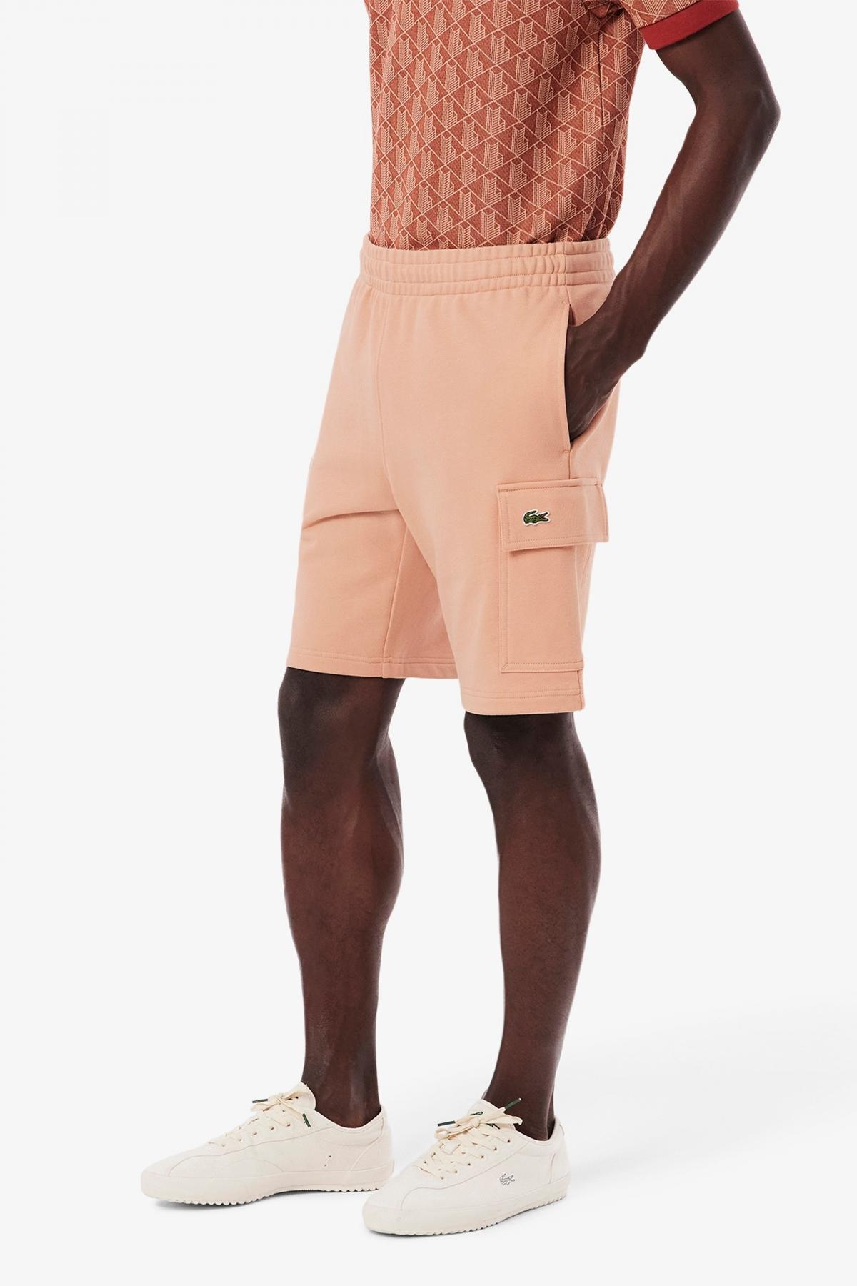 LACOSTE GH SHORTS en color NUDE  (1)
