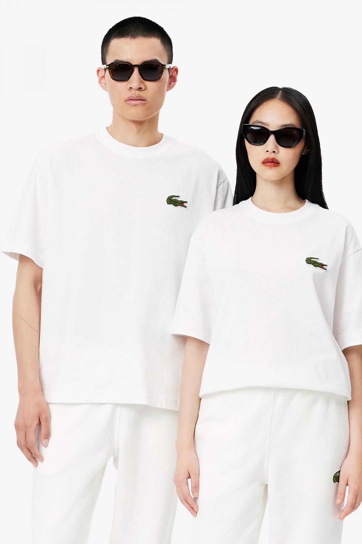 LACOSTE TEE-SHIRT en color BLANCO  (1)