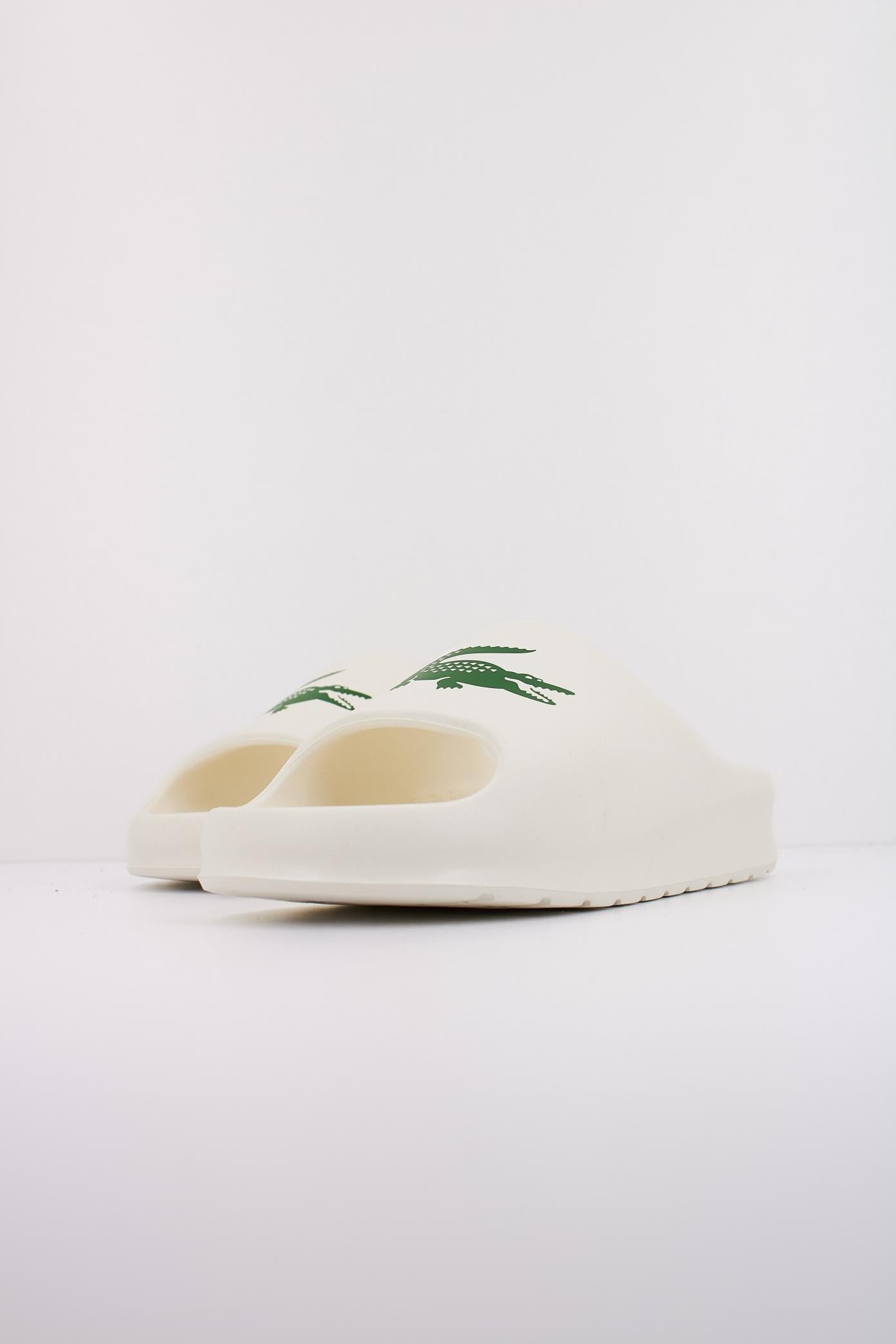 LACOSTE  MEN'S SERVE SLIDE . en color BLANCO  (2)