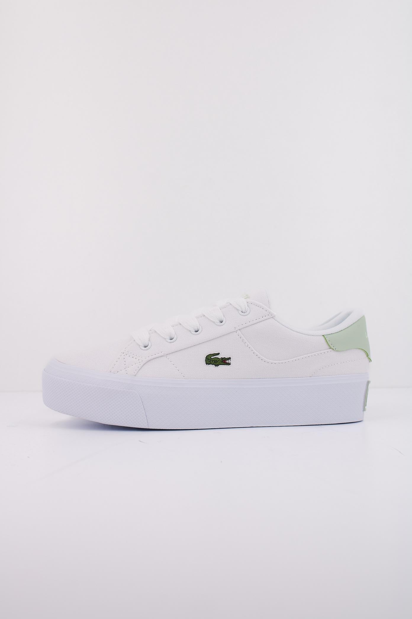 LACOSTE WOMEN'S ZIANE PLATFORM SN en color BLANCO  (1)