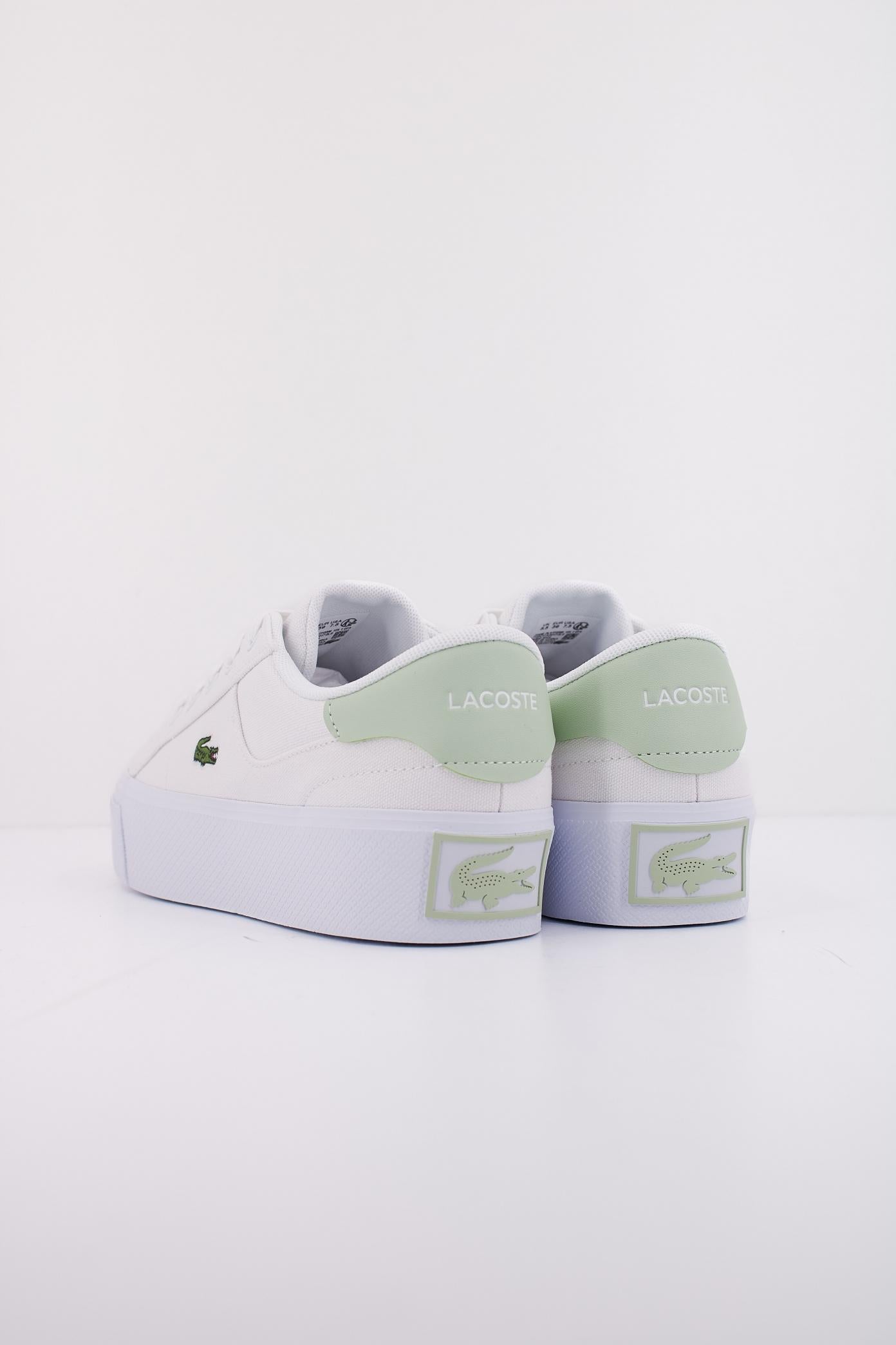 LACOSTE WOMEN'S ZIANE PLATFORM SN en color BLANCO  (4)