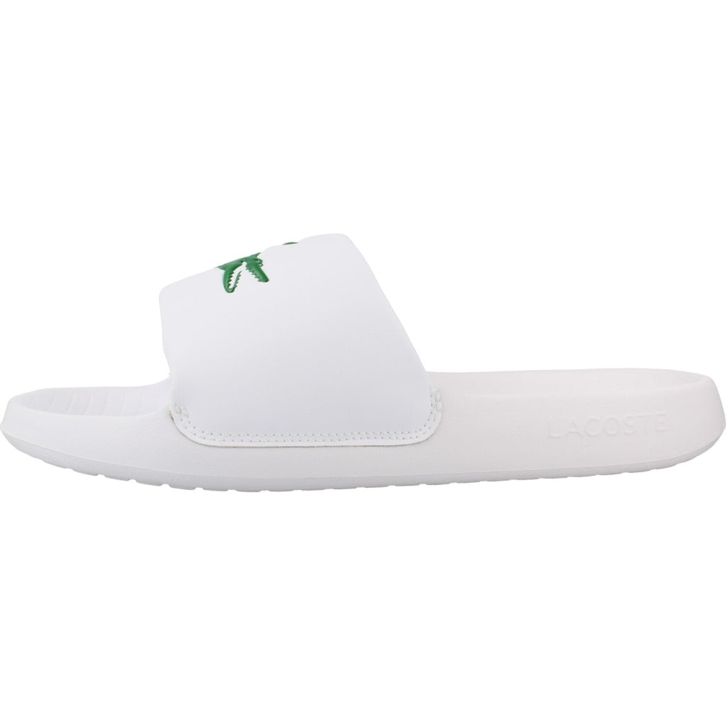 LACOSTE SERVE SLIDE . en color BLANCO  (2)