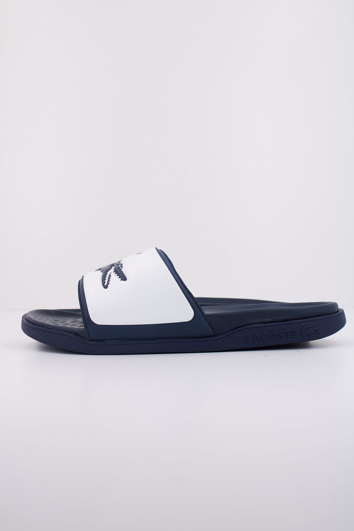 LACOSTE MEN'S SERVE SLIDE DUAL en color AZUL  (1)