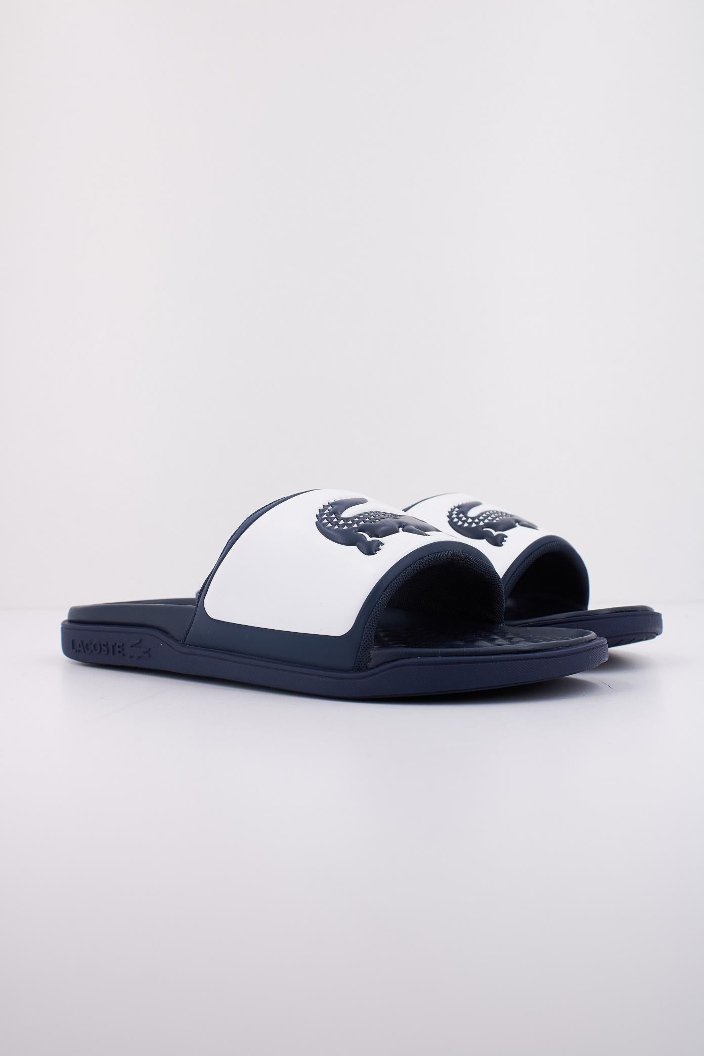 LACOSTE MEN'S SERVE SLIDE DUAL en color AZUL  (2)