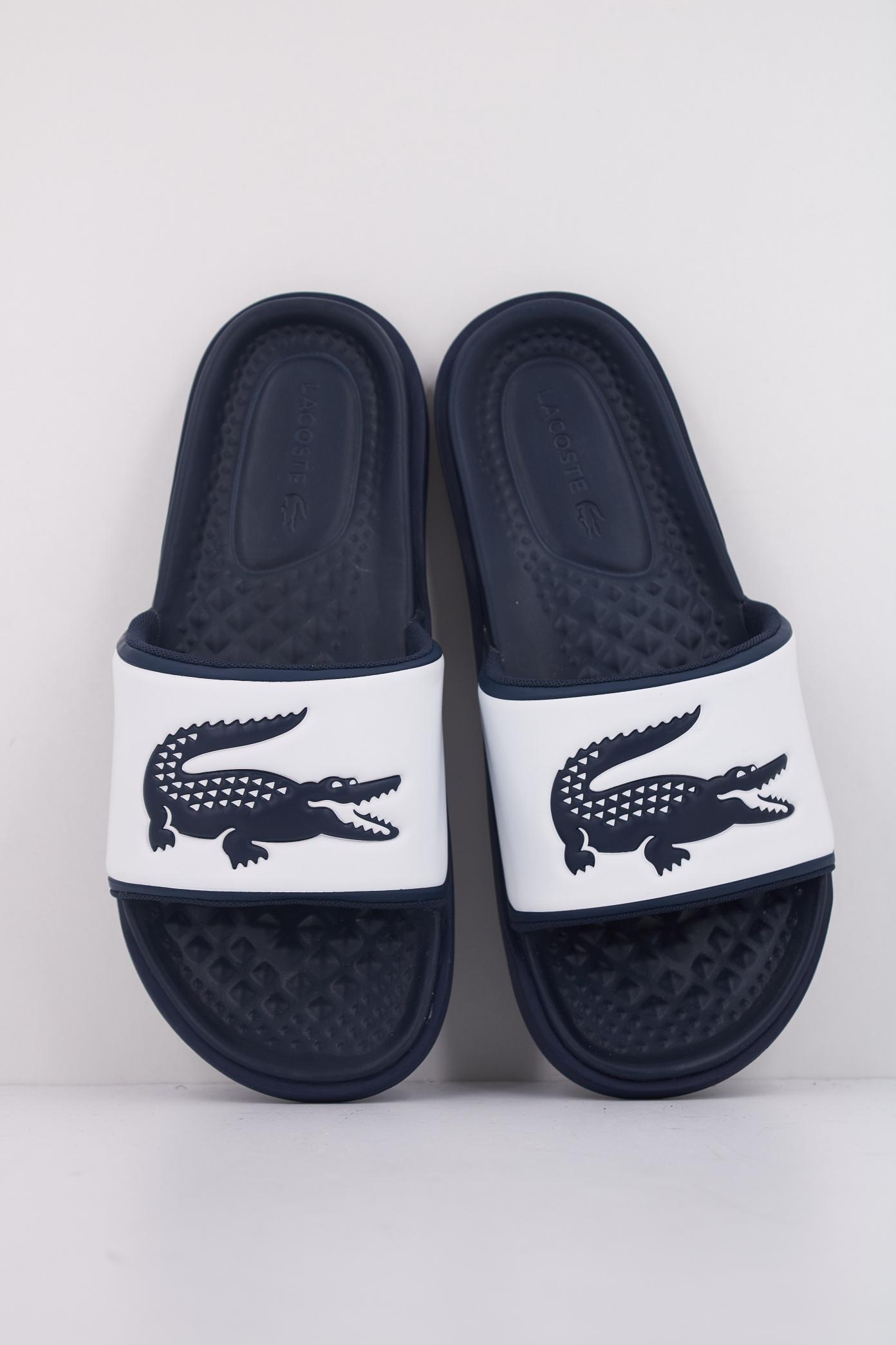 LACOSTE MEN'S SERVE SLIDE DUAL en color AZUL  (3)
