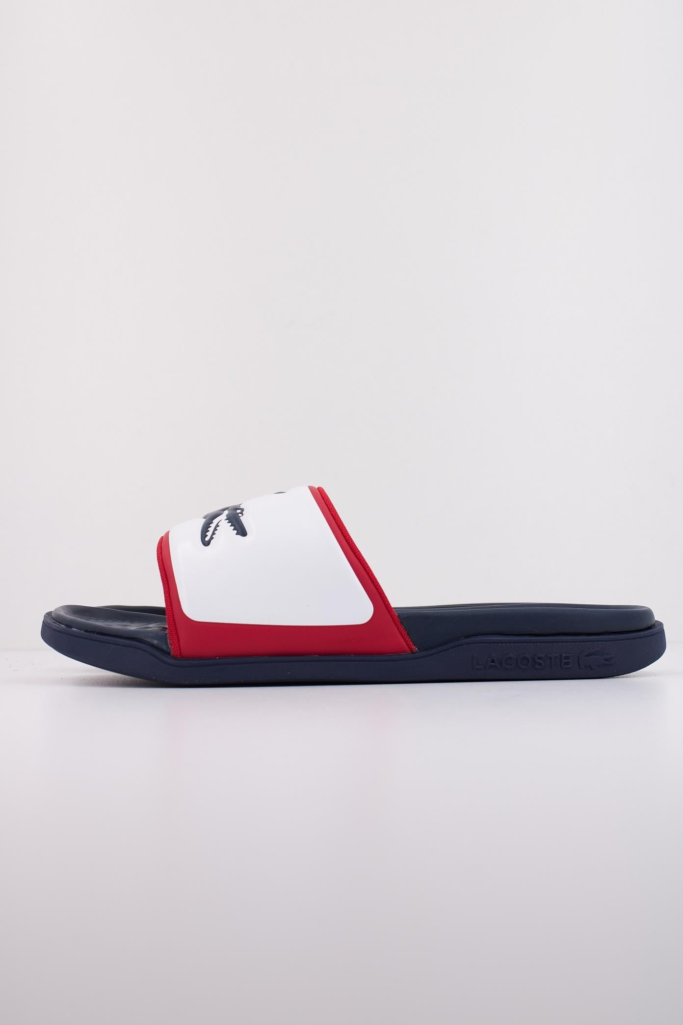 LACOSTE SERVE SLIDE DUAL en color AZUL  (1)