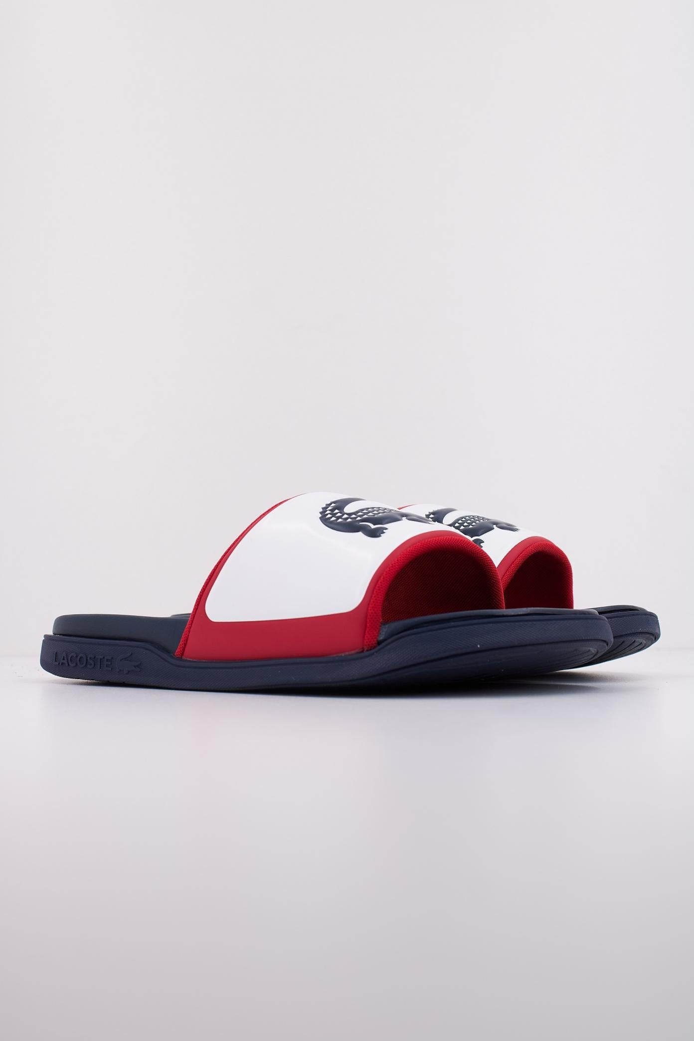 LACOSTE SERVE SLIDE DUAL en color AZUL  (2)