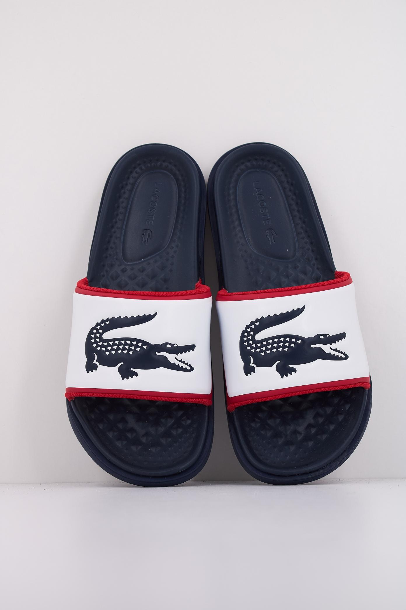 LACOSTE SERVE SLIDE DUAL en color AZUL  (3)