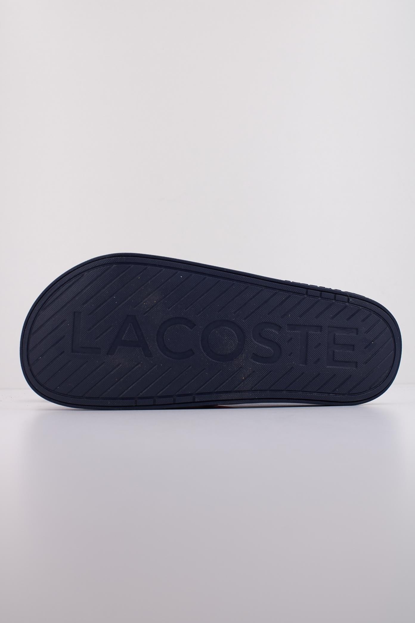 LACOSTE SERVE SLIDE DUAL en color AZUL  (5)