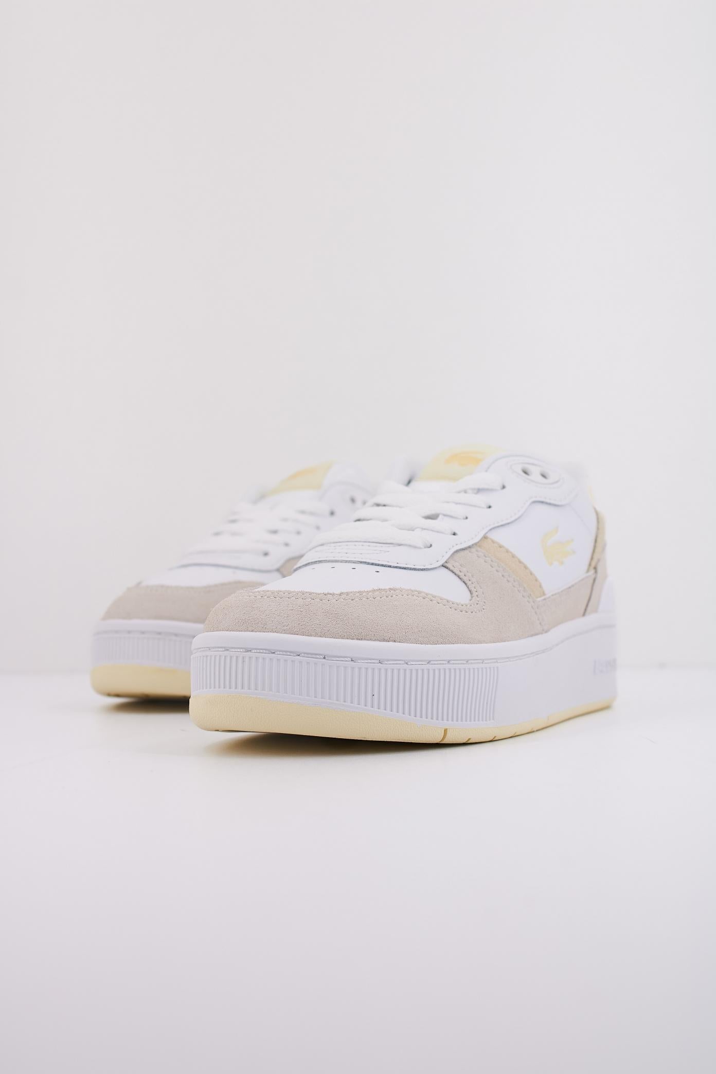 LACOSTE  T-CLIP PLATFORM en color BLANCO  (2)