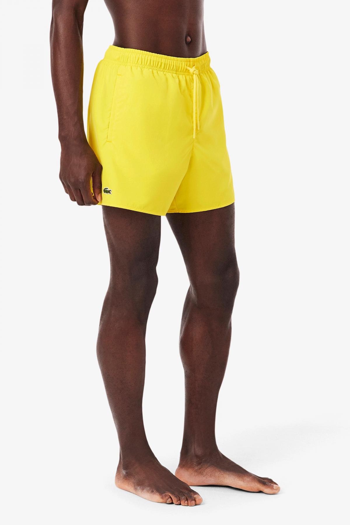 LACOSTE SLEEVED RIBBED COLLAR en color AMARILLO  (1)