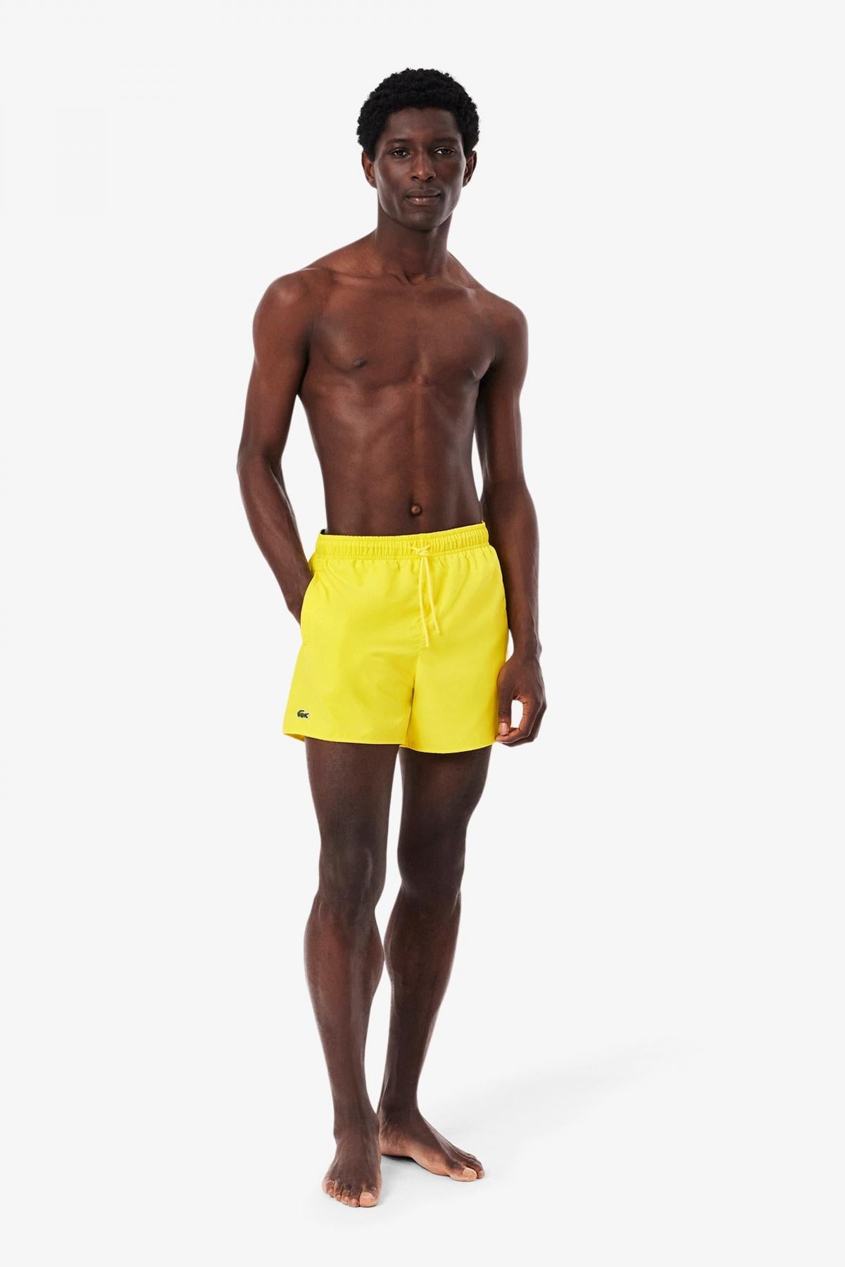 LACOSTE SLEEVED RIBBED COLLAR en color AMARILLO  (4)