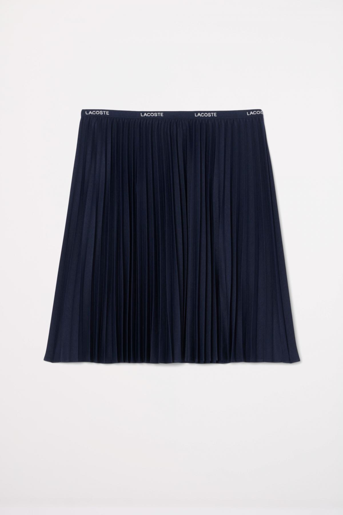 LACOSTE PLEATED MINI SKIRT en color AZUL  (2)