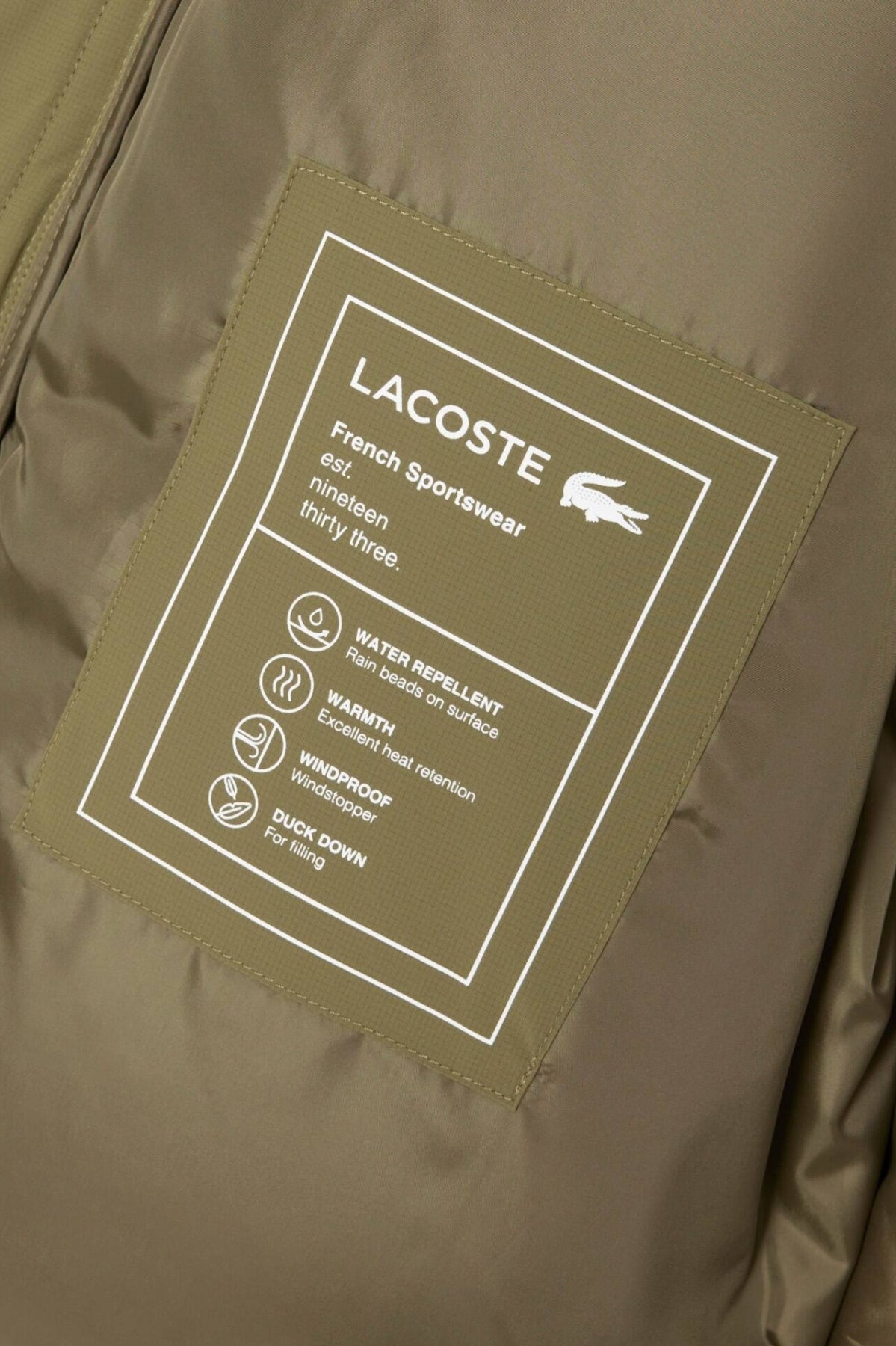 LACOSTE BH BLOUSON en color BEIS  (3)