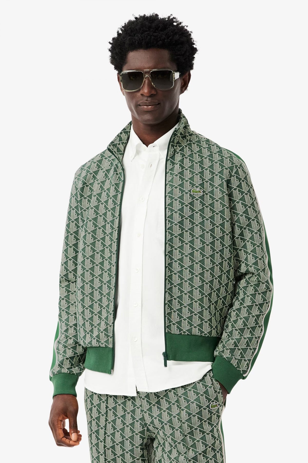 LACOSTE SWEATSHIRT en color VERDE  (1)
